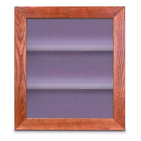 United Visual Products Indoor Enclosed Combo Board, 42"x32", White Frame/Green & Surf UVCB4232W-GREEN-SURF